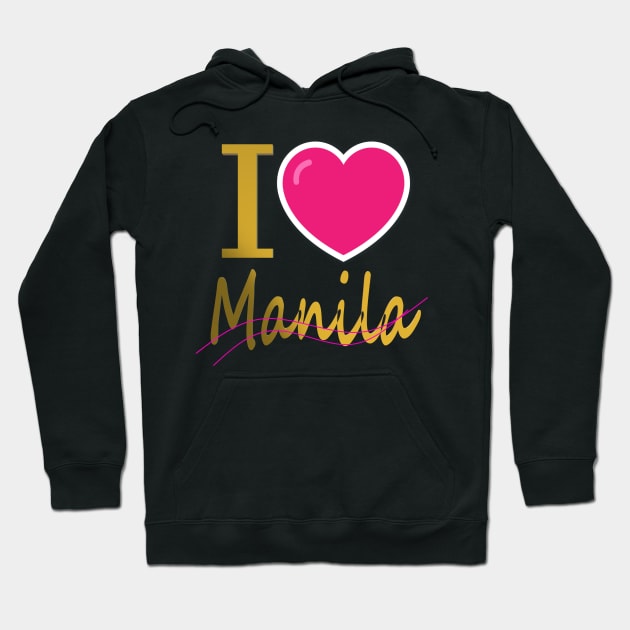 I love Manila Hoodie by CDUS